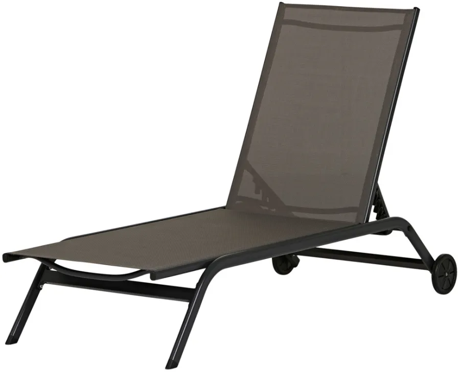Hot Sunlife Solseng Lima 190,8 x 67 x 30 cm - ® Svart/grå