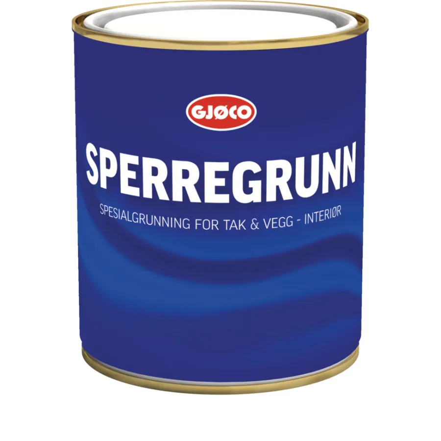 Outlet Gjøco Sperregrunn hvit base 0,68 liter - Hvit base. kan blandes i lyse farger