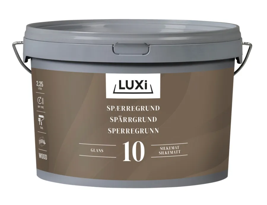Outlet Luxi Sperregrunning til tre 2,25 liter - Hvit
