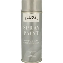 Outlet Luxi Spraymaling chrome sølv blank 400 ml -