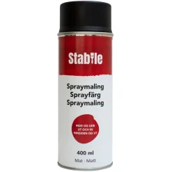 Discount Stabile Spraymaling svart matt 400 ml -