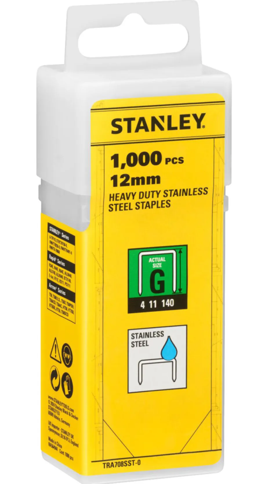 Online Stanley stifter type G 12 mm 1000 stk.