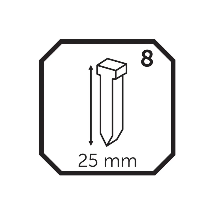 Online Probuilder Stifter til spikerpistol 25 mm - 5000 stk.