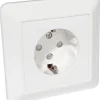 Sale Elworks Stikkontakt enkel m/jord innfelt