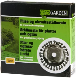 Online Garden Stålbørste Ø200 mm - ®