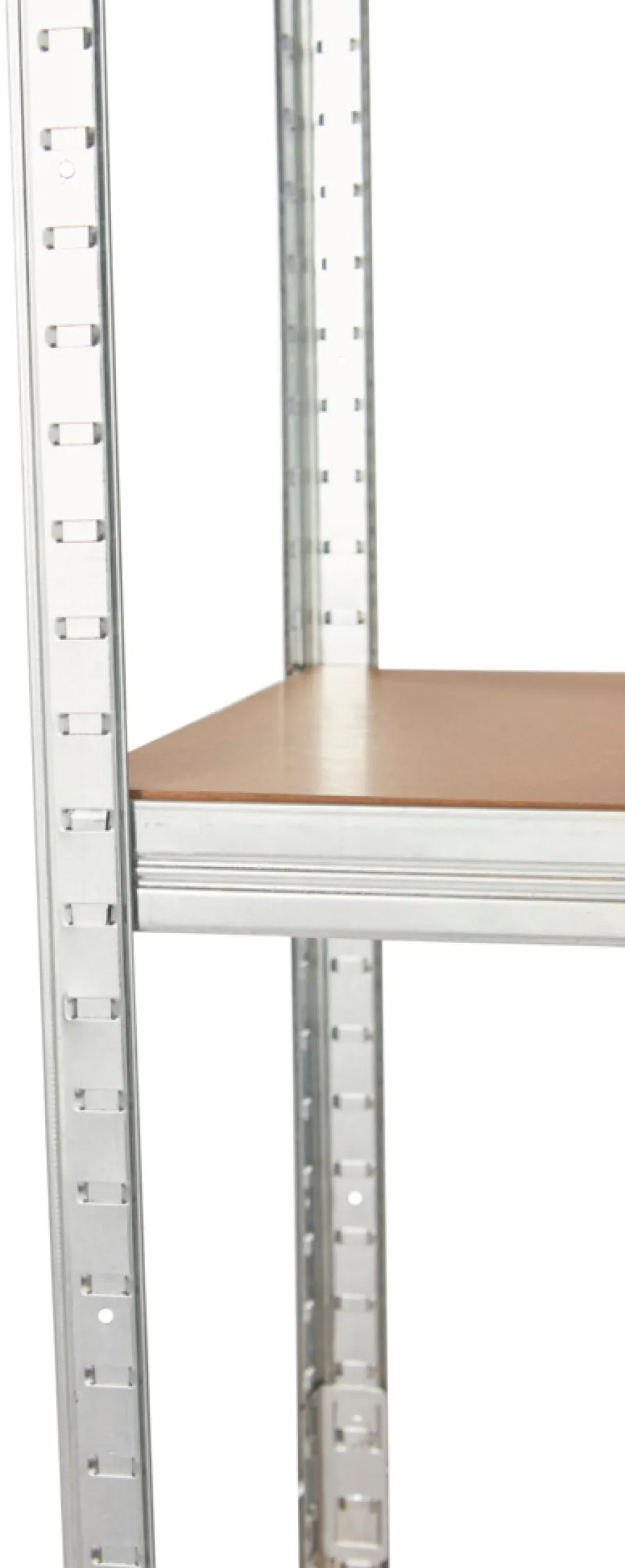 Clearance Stålreol m/4 hyller - 90 x 190 x 40 cm