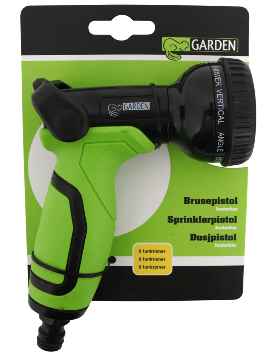 Hot Garden Strålepistol med 9 sprayfunksjoner - ®