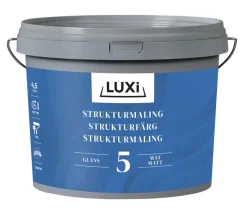 Best Luxi Strukturmaling 5 4,5 liter - Hvit