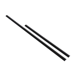 HORTUS profil med sneglekant 120 cm Svart