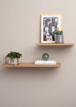 Outlet DAY Svevehylle MDF folie 58 x 20 cm Tre