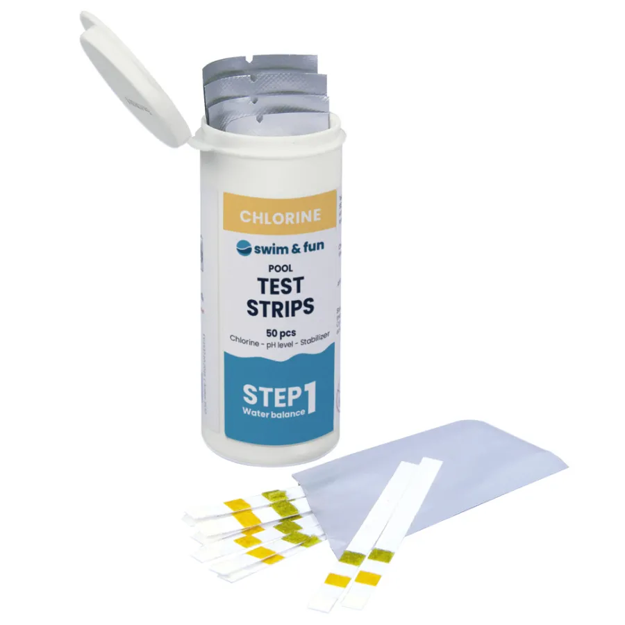 New Swim & Fun Pool Test Strips 50 stk.