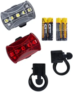 Discount Bikezone Sykkellyktsett LED -