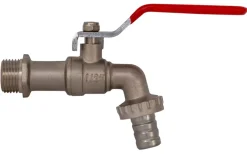 Hot Tappekran 1/2" med L-grep Krom