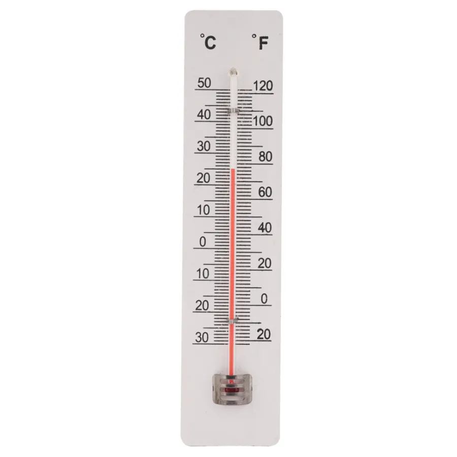 New Termometer inne/ute hvitt