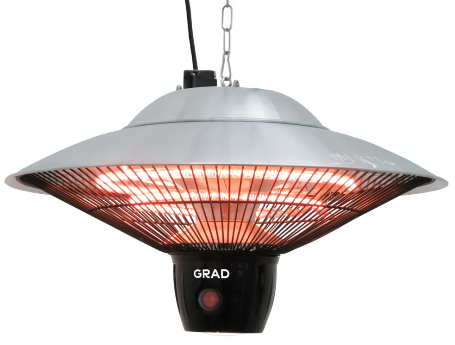 Clearance Grad Terrassevarmer med kjedeoppheng - 1500 W