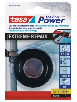Best Tesa Extreme Repair reparasjonstape 19 mm x 2,5 meter Svart
