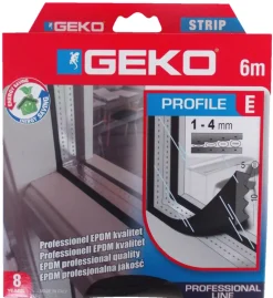 Outlet Geko Tetningslist - Kronlist 10 x 5 mm - 6 meter