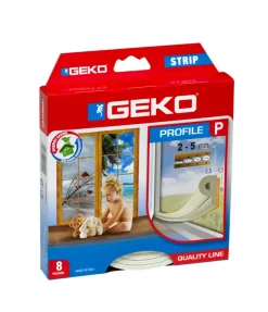 Best Tetningslist P-profil - 9 x 5,5 mm - 6 m Hvit