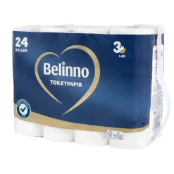 Clearance Belinno Toalettpapir 24 ruller -