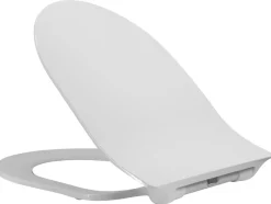 Nautic Toalettsete D-Shape slim soft close hvit