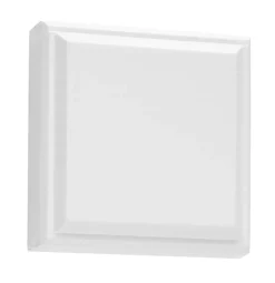 Outlet Rindalslist Toppkloss hvitmalt furu - 2 stk.