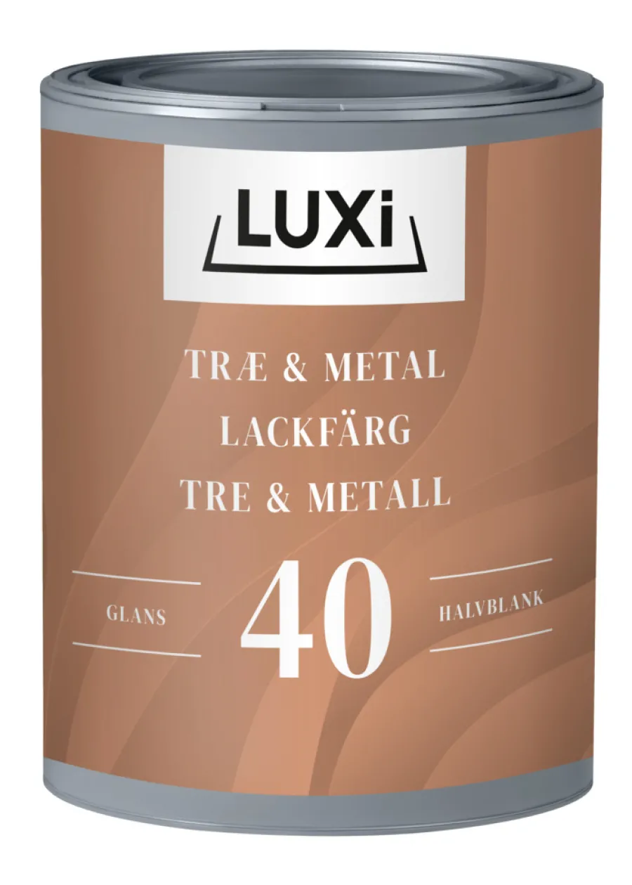 Discount Luxi Tre- & metallmaling 0,75 liter - Svart