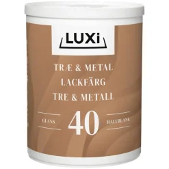 Online Luxi Tre- & metallmaling vannbasert 0,75 liter - Lysegrå