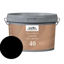 Sale Luxi Tre- og metallmaling 2,5 liter - Svart
