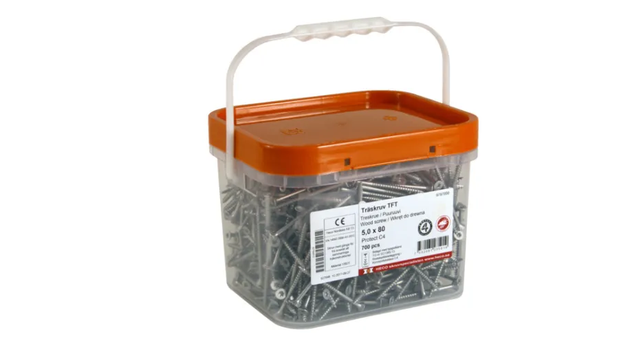 Hot Heco Treskrue TFT 5,0 x 80 - 700 stk.
