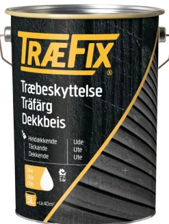 New Træfix dekkbeis oljebasert svenskerød 5 liter Svenskerød (tilsvarende NCS S 6030-Y70R og RAL 3009)
