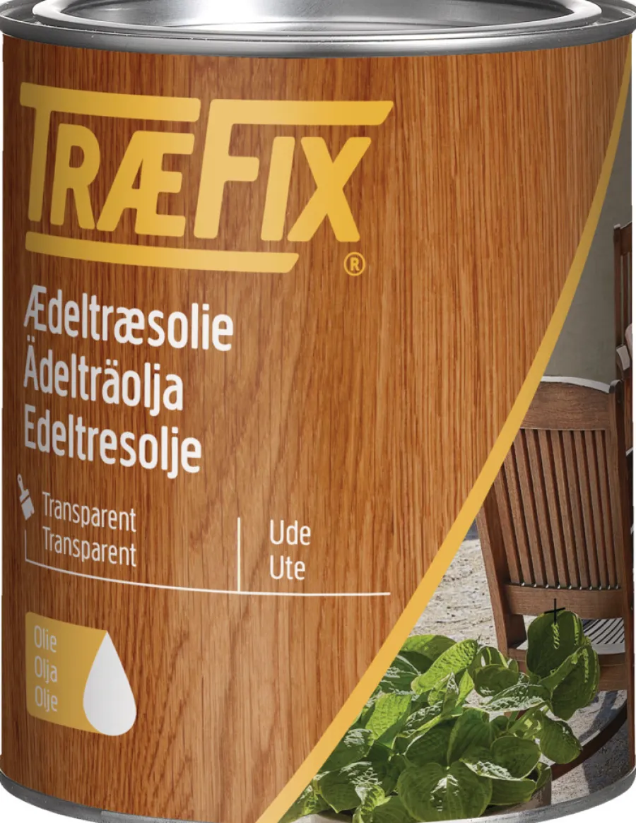 New Træfix edeltreolje klar 1 liter Teak