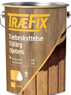 Best Træfix oljebeis transparent 5 liter Grønn umbra
