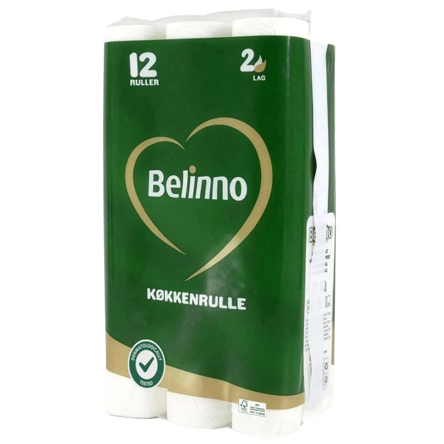 Hot Belinno Tørkerull 12 ruller -