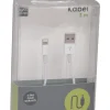 New PhoneFood USB-A til lightning kabel - 3 meter