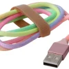 Clearance PhoneFood USB-A til USB-C kabel regnbuefarget - 1 meter