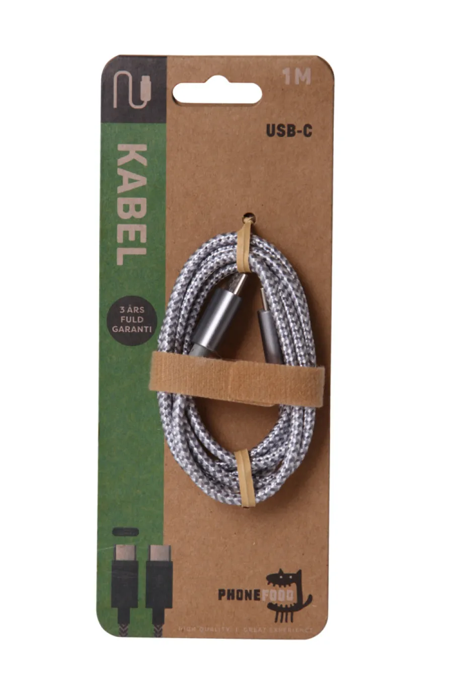 Sale PhoneFood USB-C til USB-C kabel - 1 meter