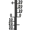 Utendørstermometer i metall