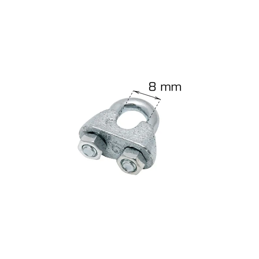 Hot Home it Vaierklemme 8 mm 2 stk.