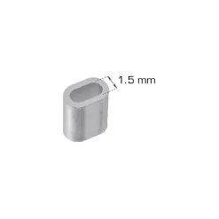 Outlet Home it Vaierlås 1,5 mm 5 stk.