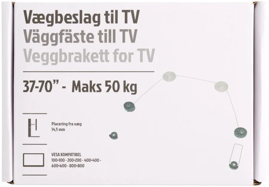 Hot Veggfeste til TV Ultra slim 37-70"