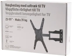 Online Veggfeste til TV uttrekk/vipp 23-55" Svart