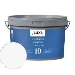 Outlet Luxi Veggmaling 10 2,5 liter - Hvit