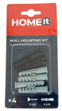 Best Home it Veggmonteringssett t/Rack/Maxi/Slim svart