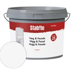 Online Stabile Vegg- og fasademaling 25 4,5 liter – Hvit