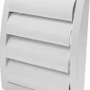 Best Ventilasjonsrist med vindstopp 19 x 19 cm - hvit