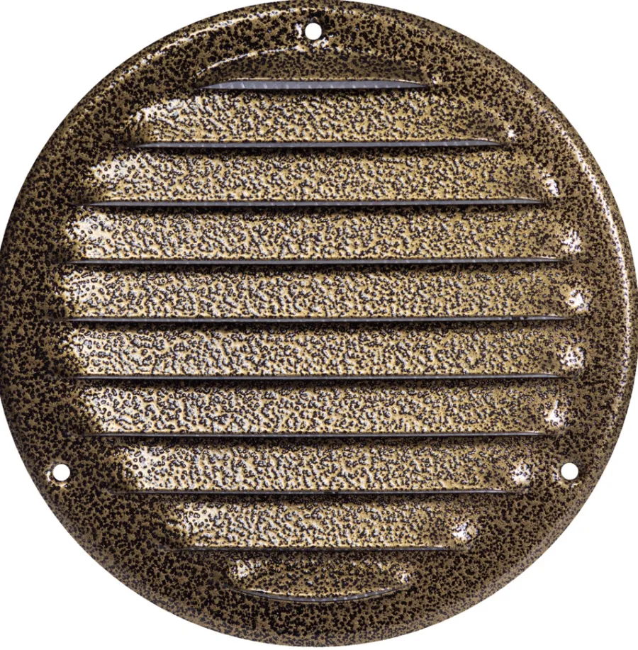 Best Ventilrist med netting Ø165 mm - antikk look metall