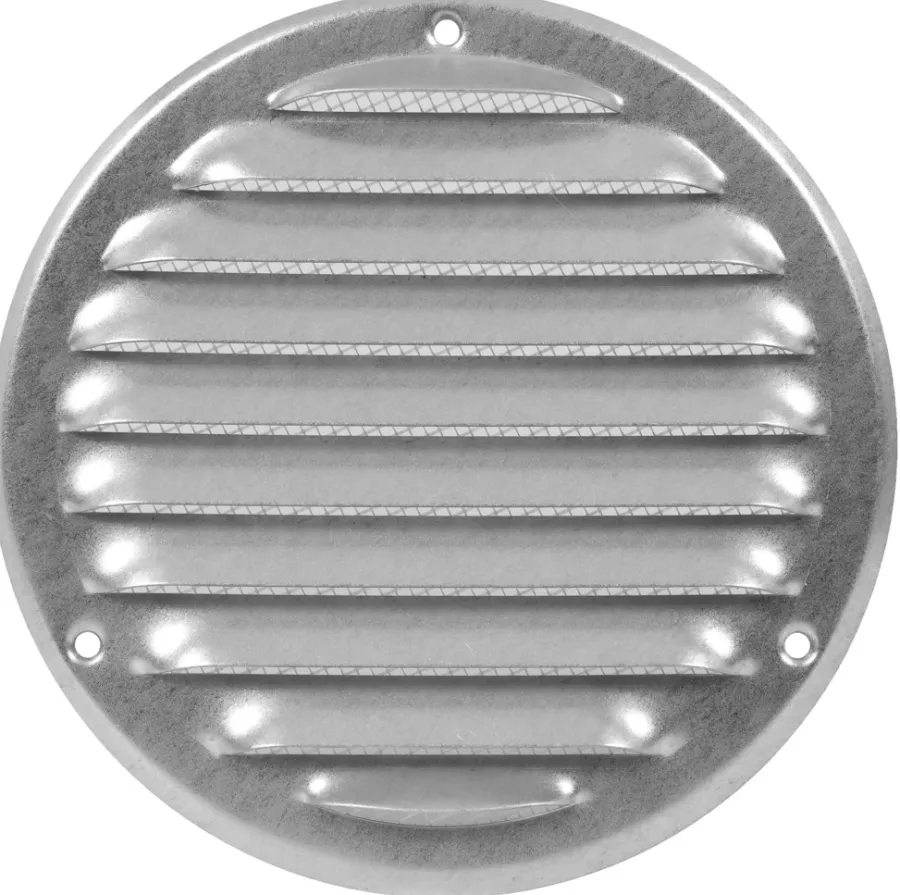 Discount Ventilrist med netting Ø165 mm - galvanisert