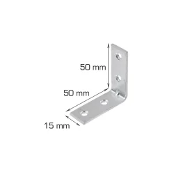Online Home it Vinkelbeslag 50 x 50 x 15 mm - 2 stk.