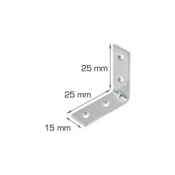 Home it Vinkelbeslag 25 x 25 x 15 mm - 2 stk.