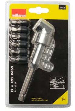 New Millarco Vinkelfeste t/bits 7 deler